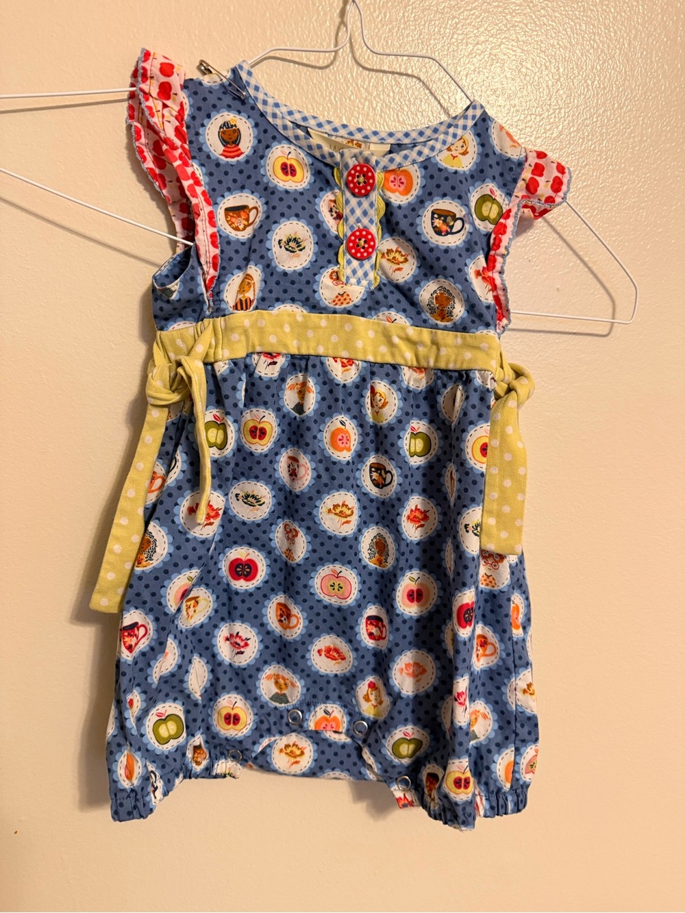 Matilda Jane 18-24M Tea Party Bubble Romper | Ruffle Sleeve Boutique Outfit